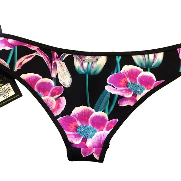 Body Glove Smush XS Floral Bikini Bottom NWT Super Stretchy - Picture 5 of 8